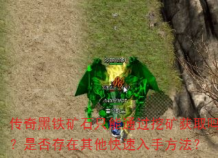 传奇黑铁矿石只能通过挖矿获取吗?是否存在其他快速入手方法? 传奇黑铁矿石只能通过挖矿获取吗?是否存在其他快速入手方法?