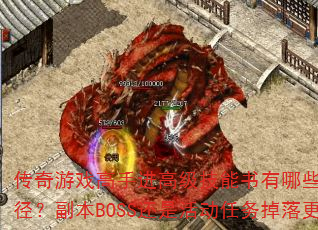 ������Ϸ���ֽ��߼�����������Щ�ȶ���ȡ;��������BOSS���ǻ�����������ף�