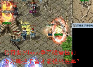 ��������boss����ս����ǰ������Щ׼���������ʤ�ʣ�