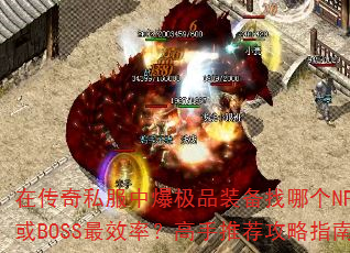 �ڴ���˽���б���Ʒװ�����ĸ�NPC��BOSS��Ч�ʣ������Ƽ�����ָ��