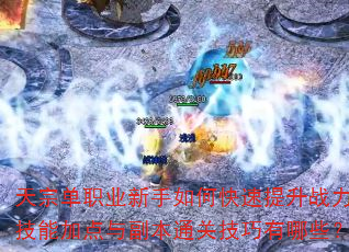 天宗单职业新手如何快速提升战力?技能加点与副本通关技巧有哪些? 天宗单职业新手如何快速提升战力?技能加点与副本通关技巧有哪些?