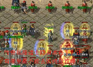 传奇私服道士隐身术在手,还有哪里是不能去的终极攻略? 传奇私服道士隐身术在手,还有哪里是不能去的终极攻略?