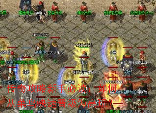 传奇攻略新手必读:如何从菜鸟快速晋级为高玩? 传奇攻略新手必读:如何从菜鸟快速晋级为高玩?