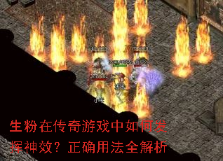 生粉在传奇游戏中如何发挥神效?正确用法全解析 生粉在传奇游戏中如何发挥神效?正确用法全解析
